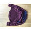 Polo bordeaux et bleu marine taille 12ans
