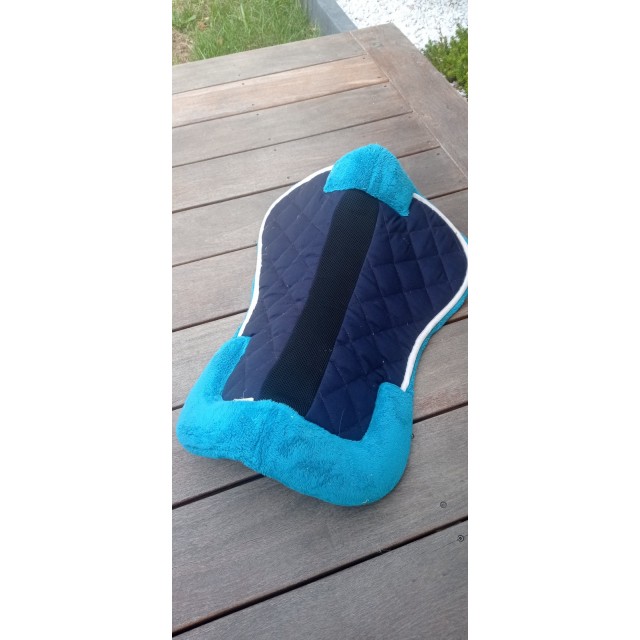 Ensemble amortisseur+tapis bleu