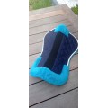 Ensemble amortisseur+tapis bleu