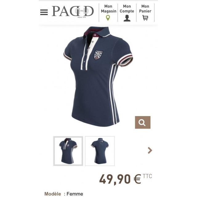 Polo jersey Equit'M - Femme