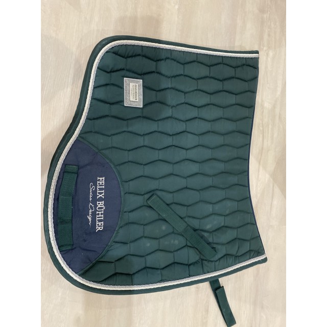Ensemble Tapis/ Bonnet vert sapin Félix Bühler