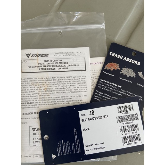 Gilet de protection DAINESE Enfant