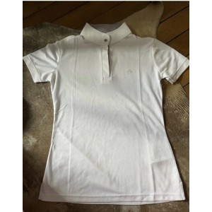 Polo de concours blanc équithème