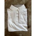 Polo de concours blanc équithème