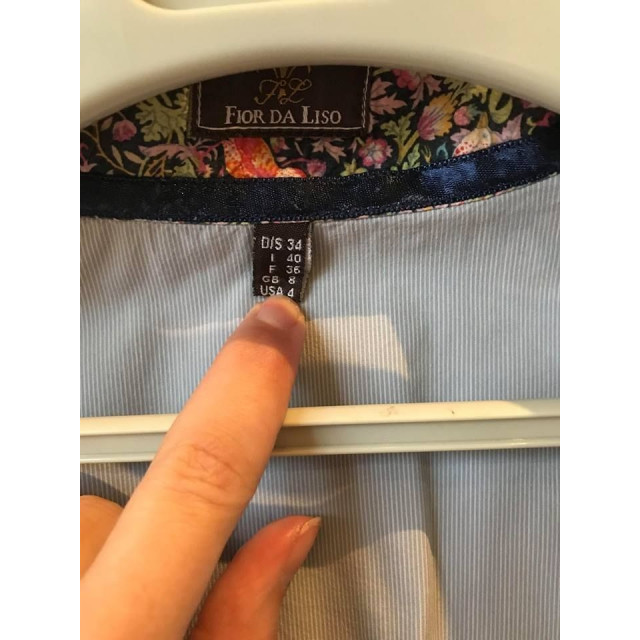 Chemise T36 Fleur de lys