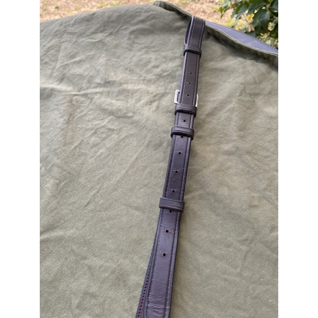 Collier de chasse cheval cuir marron