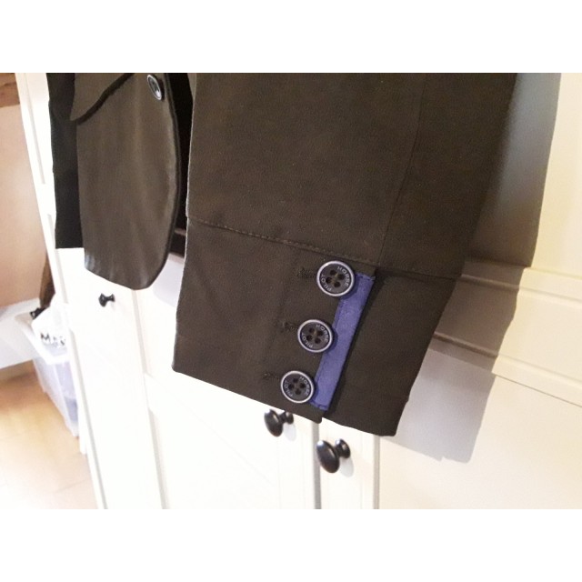 Veste de concours homme Horse Pilot marron et bleu