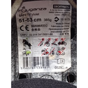 bombe Fouganza violette, taille 51-53