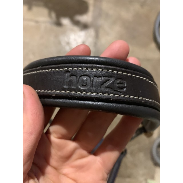 Licol en cuire havane