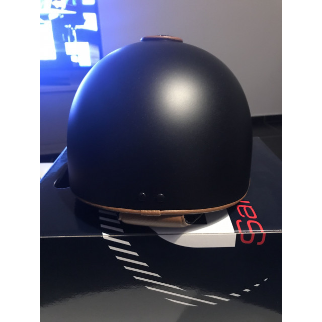 Casque gpa jock up 3 leather