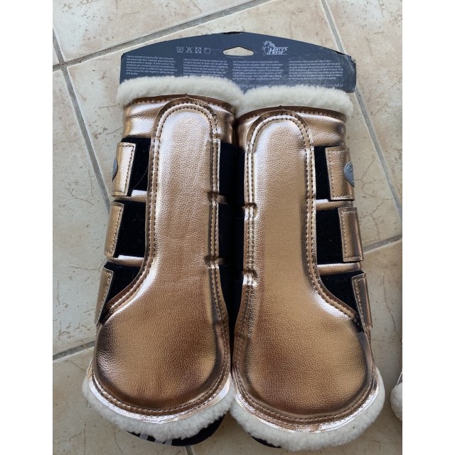 Guêtres Harry’s Horse Flextrainer Moumoute Rose Gold