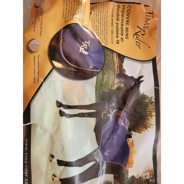 Couvre-reins 125cm imperméable et doublé polaire Time Rider