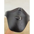 Bavette Eric Thomas Noir 95cm Cuir de Vachette