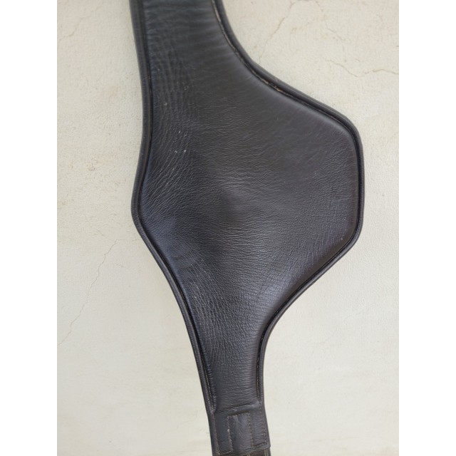 Bavette Eric Thomas Noir 95cm Cuir de Vachette