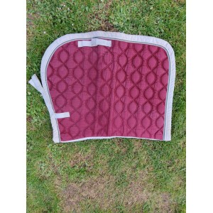 Tapis de selle bordeaux