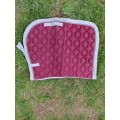Tapis de selle bordeaux