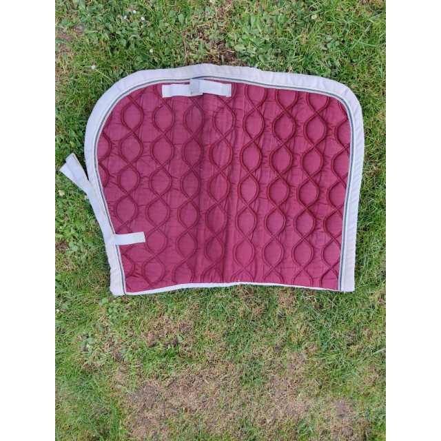 Tapis de selle bordeaux