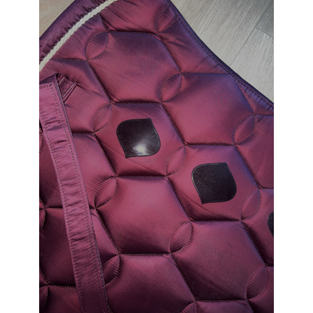 Ensemble Tapis + Bandes de Polo bordeaux Eskadron