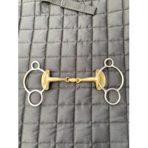 Mors Stubben 3 anneaux à double brisure