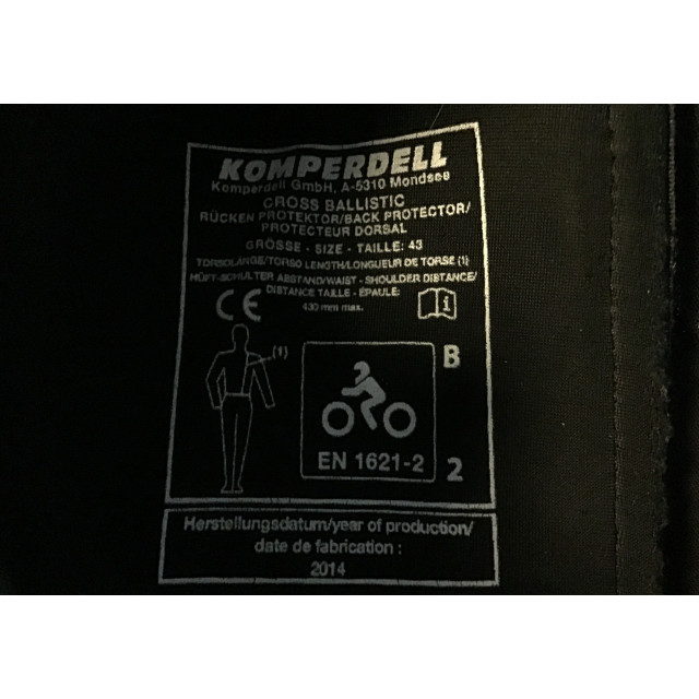 Gilet de protection komperdale