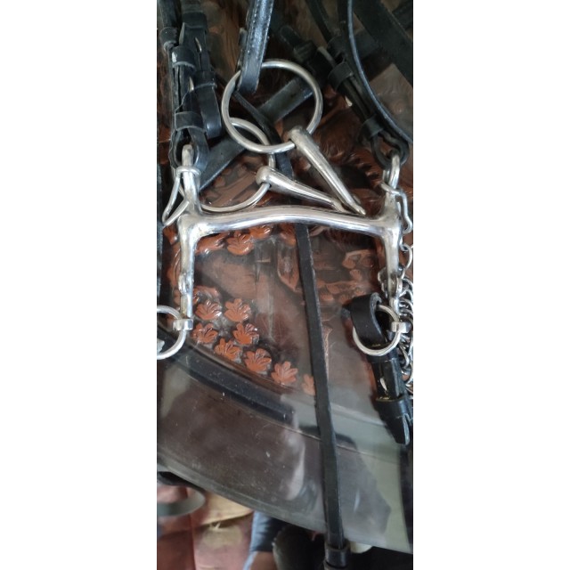 Bride noir taille cheval