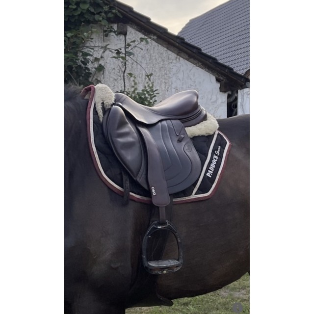 Selle CWD 17,5 cartier 3C doublée veau