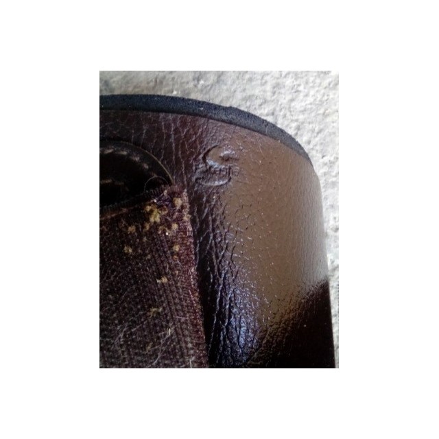 Guêtres fermées en cuir