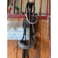 Filet noir à strass cheval
