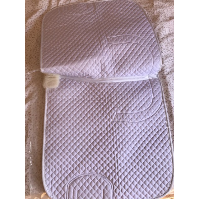 Tapis blanc dressage