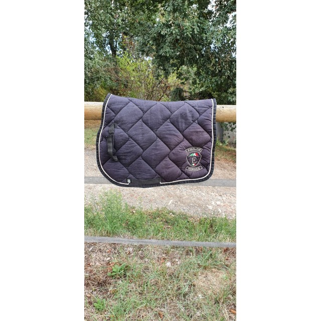 Lot 3 tapis noir et bleu marine