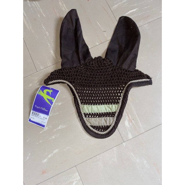 Bonnet equitheme brun