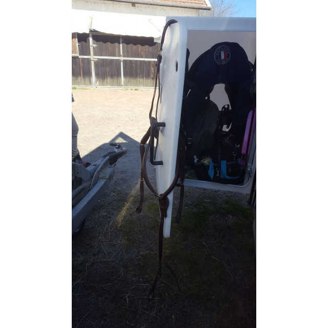 Collier de Chasse marron à 5 points