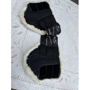 Ensemble guêtres fourrure