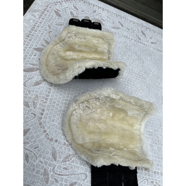 Ensemble guêtres fourrure