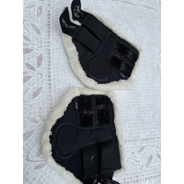 Ensemble guêtres fourrure