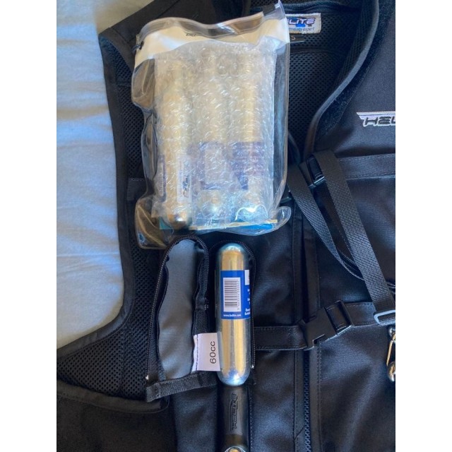 Airbag Helite S Adulte NEUF +3cartouches 60 cc