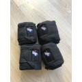 4 bandes de polo noires performance 2,5m