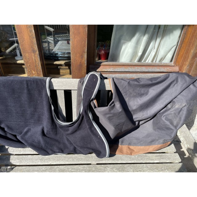 Lot couvre rein imperméable + polaire 135