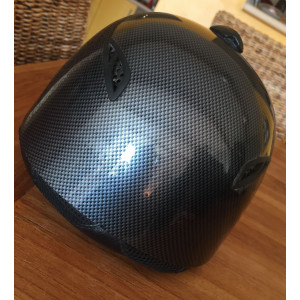 tattini casque similpelle E carbon look