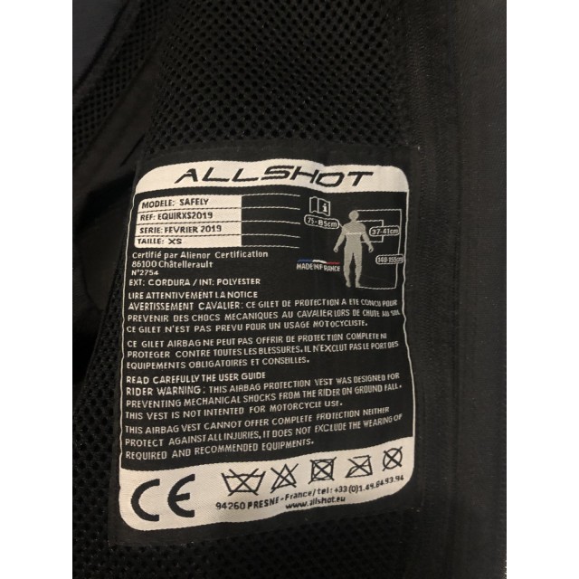 Gilet airbag Allshot by Askara XS