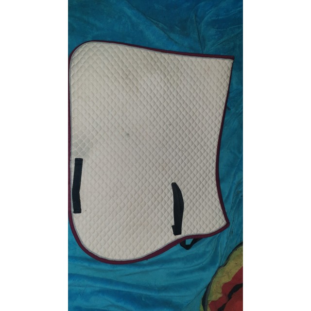 Tapis dressage blanc rose Holscher Sport