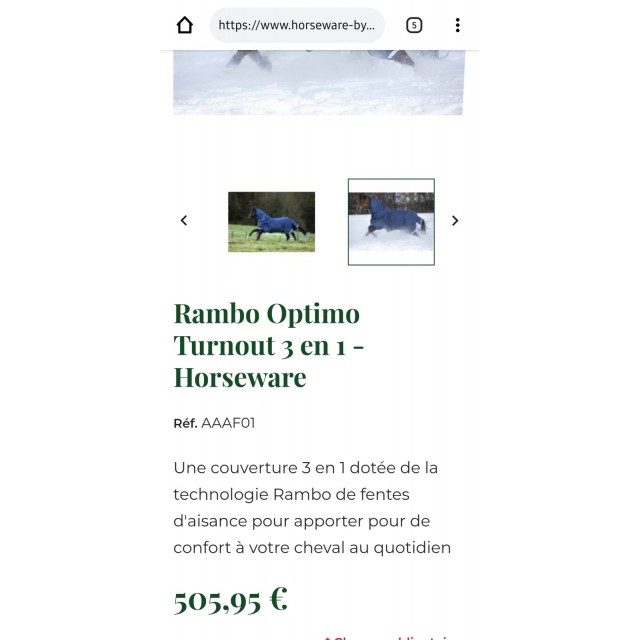 Couverture HORSEWARE 3 en 1