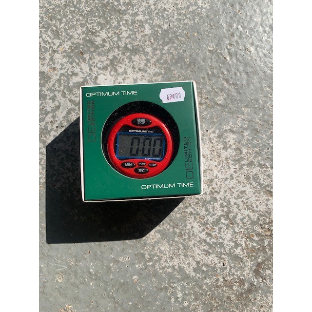 Chrono OPTIMUM TIME rouge neuf