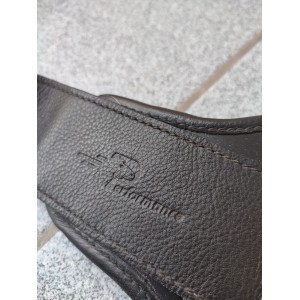 Protège-boulets cuir noir Performance taille 2