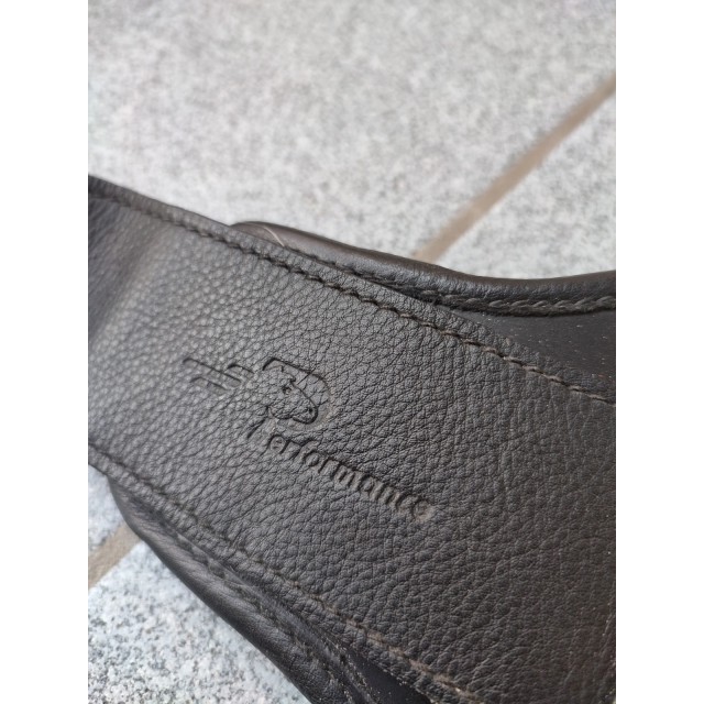 Protège-boulets cuir noir Performance taille 2