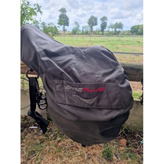 Selle Erreplus JF doublé 18'' cacao En cuir doublé