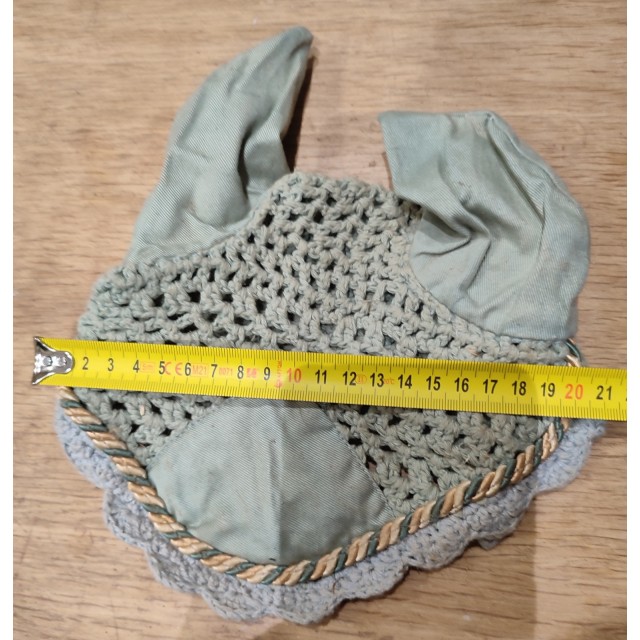 Bonnet poney vert pale