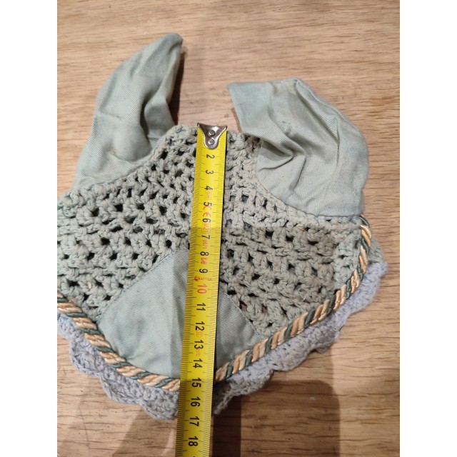 Bonnet poney vert pale