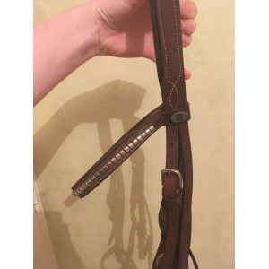 Filet muserolle croisée privilège équitation