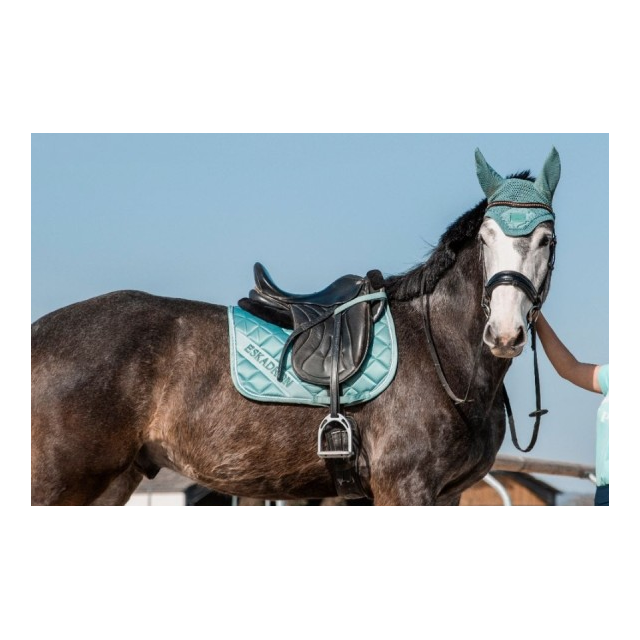 Ensemble dressage tapis + bonnet ESKADRON